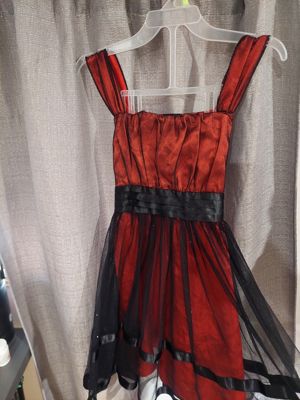 Holiday Editions Red and Black Girls' Costume Dress Size 7-8